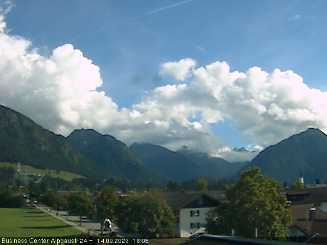 Archiv Foto Webcam Ortseingang Oberstdorf