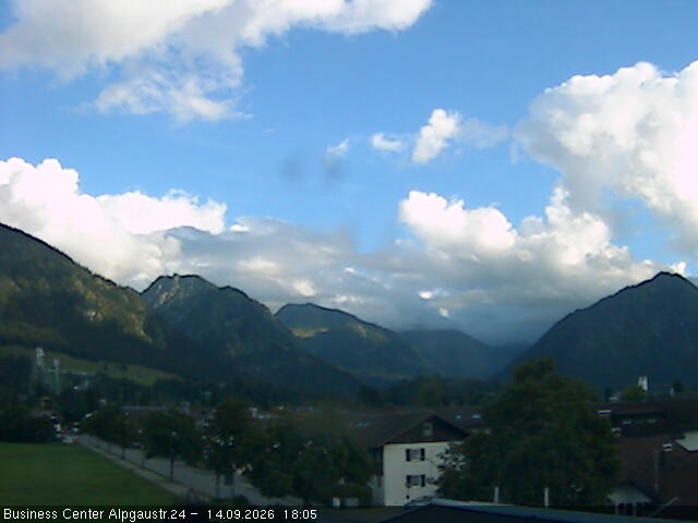 Archiv Foto Webcam Ortseingang Oberstdorf