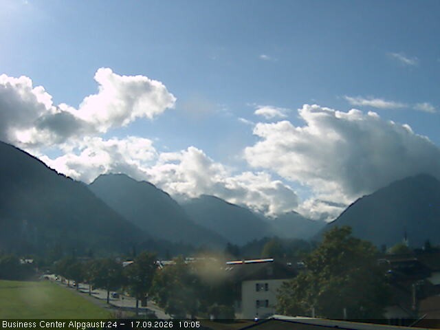 Archiv Foto Webcam Ortseingang Oberstdorf