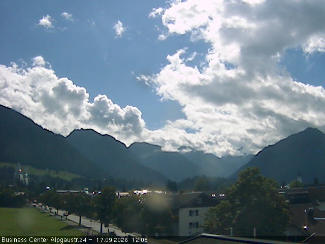 Archiv Foto Webcam Ortseingang Oberstdorf