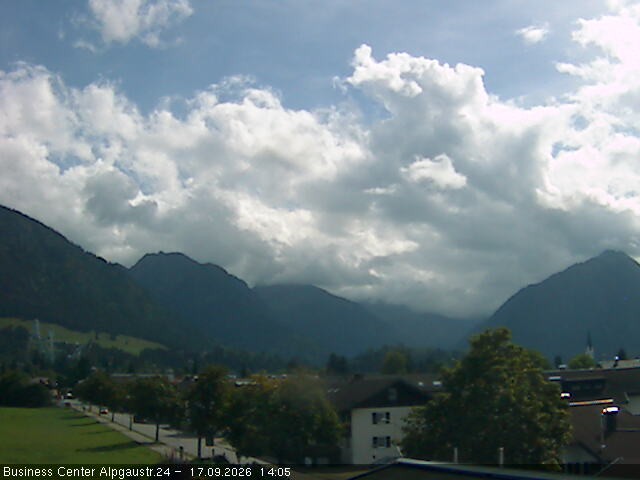 Archiv Foto Webcam Ortseingang Oberstdorf