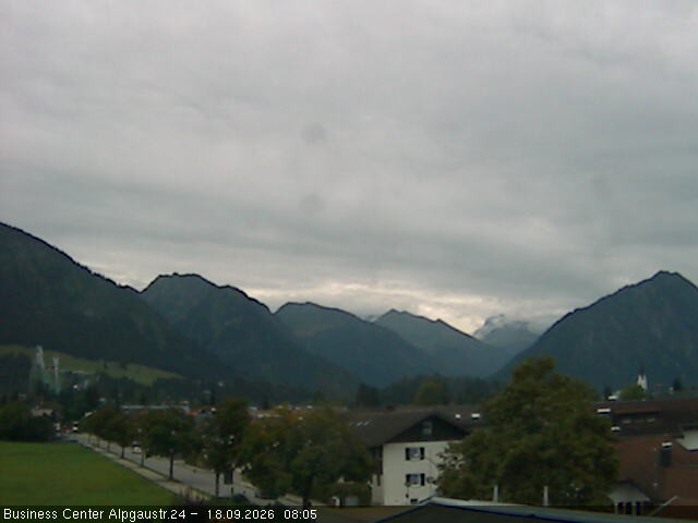 Archived image Webcam At the outskirts of Oberstdorf
