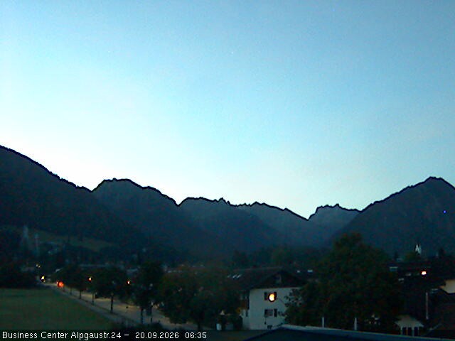 Archiv Foto Webcam Ortseingang Oberstdorf