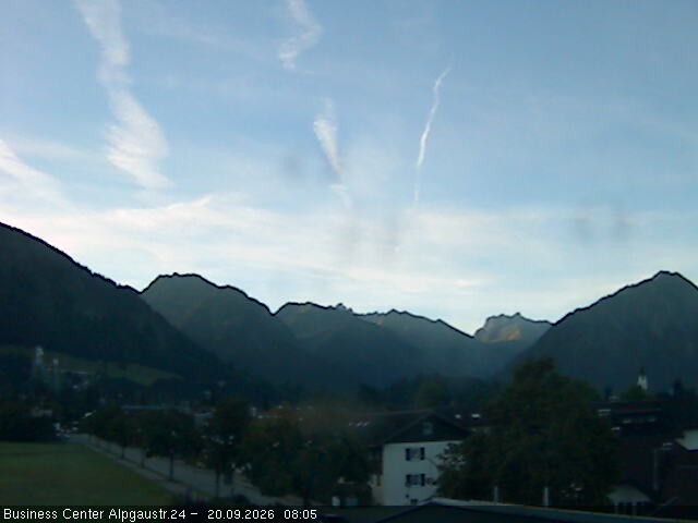 Archiv Foto Webcam Ortseingang Oberstdorf