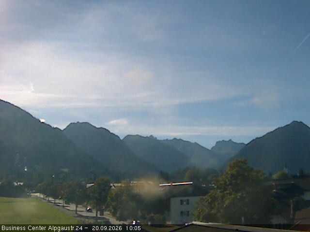 Archiv Foto Webcam Ortseingang Oberstdorf