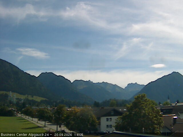 Archiv Foto Webcam Ortseingang Oberstdorf