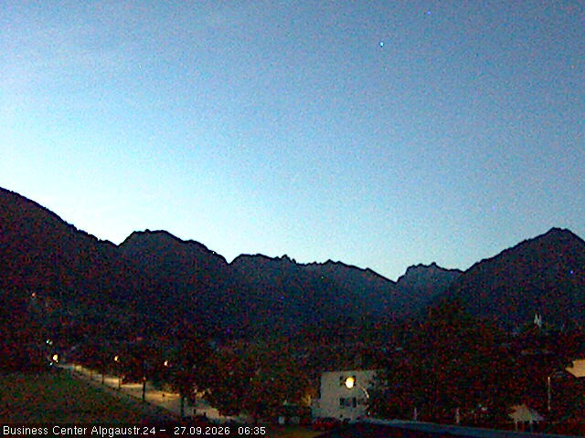 Archiv Foto Webcam Ortseingang Oberstdorf