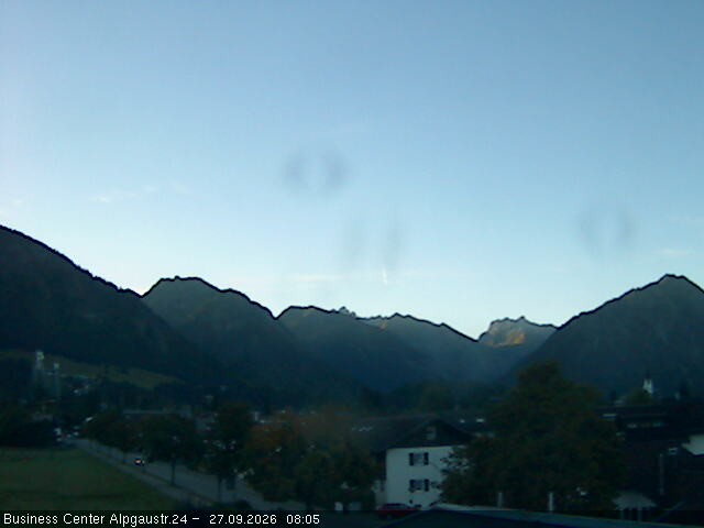 Archiv Foto Webcam Ortseingang Oberstdorf
