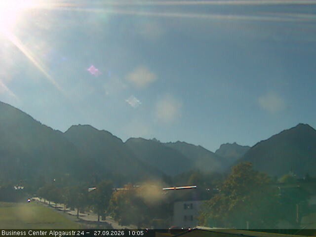 Archiv Foto Webcam Ortseingang Oberstdorf