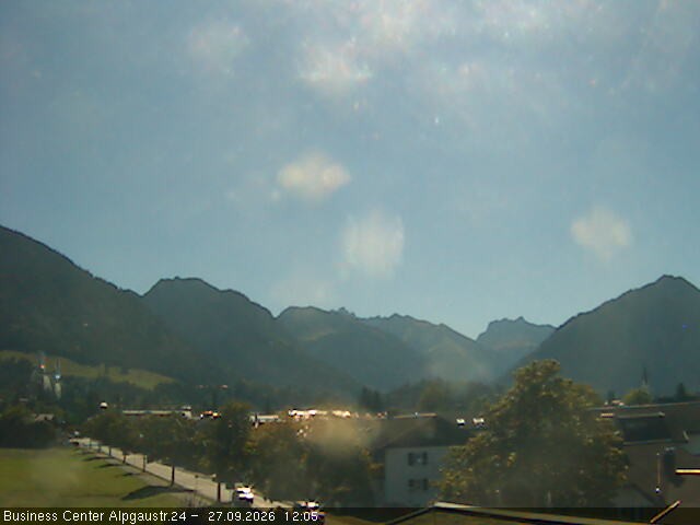 Archiv Foto Webcam Ortseingang Oberstdorf