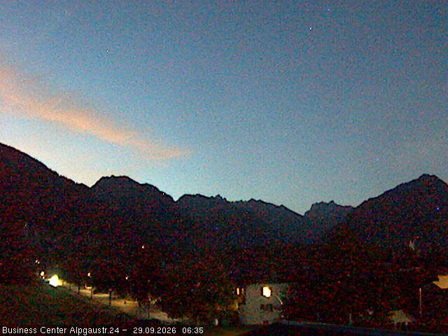 Archiv Foto Webcam Ortseingang Oberstdorf