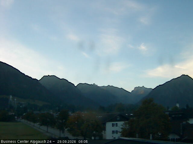 Archiv Foto Webcam Ortseingang Oberstdorf