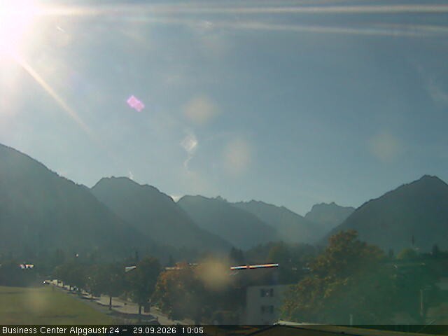Archiv Foto Webcam Ortseingang Oberstdorf