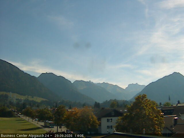 Archiv Foto Webcam Ortseingang Oberstdorf