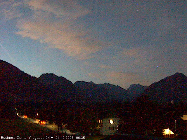 Archiv Foto Webcam Ortseingang Oberstdorf