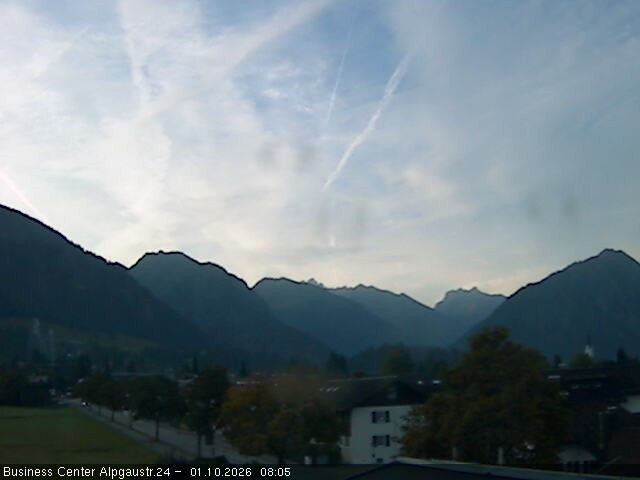 Archiv Foto Webcam Ortseingang Oberstdorf