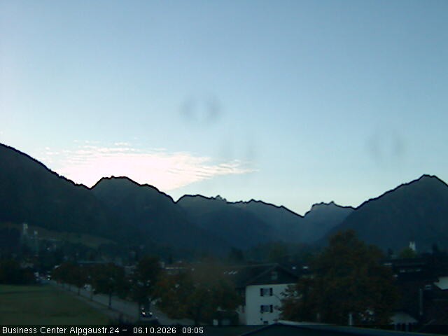 Archiv Foto Webcam Ortseingang Oberstdorf