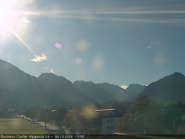 Archiv Foto Webcam Ortseingang Oberstdorf