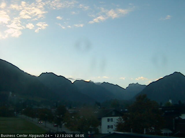Archiv Foto Webcam Ortseingang Oberstdorf