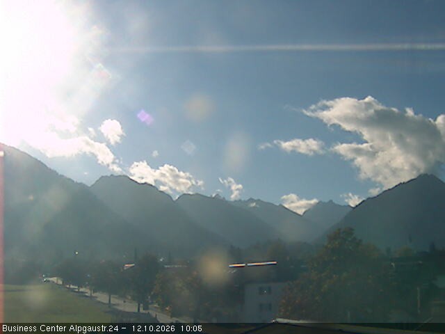 Archiv Foto Webcam Ortseingang Oberstdorf