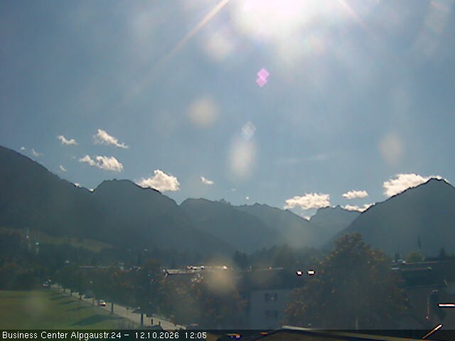 Archiv Foto Webcam Ortseingang Oberstdorf