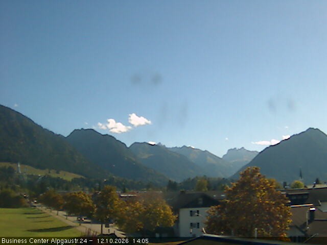 Archiv Foto Webcam Ortseingang Oberstdorf