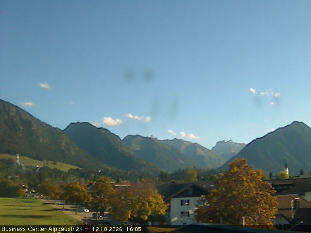 Archiv Foto Webcam Ortseingang Oberstdorf