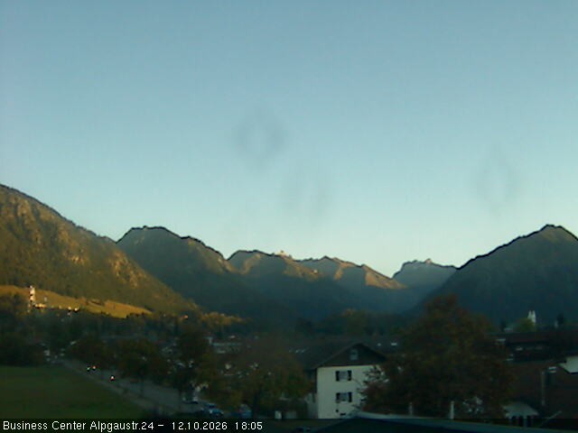 Archiv Foto Webcam Ortseingang Oberstdorf