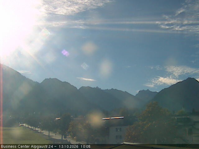 Archiv Foto Webcam Ortseingang Oberstdorf