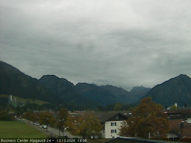 Archiv Foto Webcam Ortseingang Oberstdorf