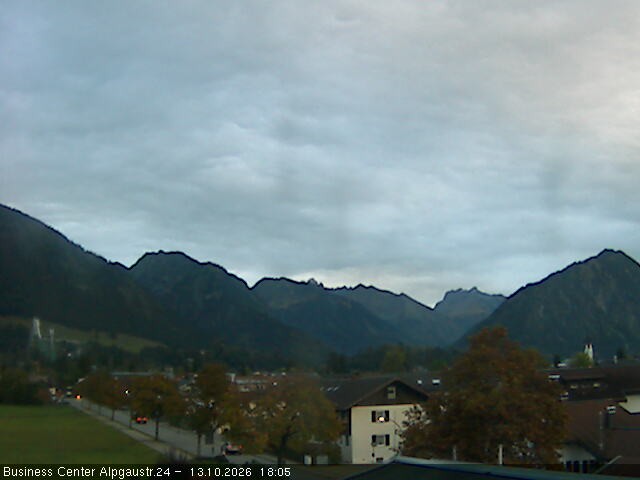 Archiv Foto Webcam Ortseingang Oberstdorf