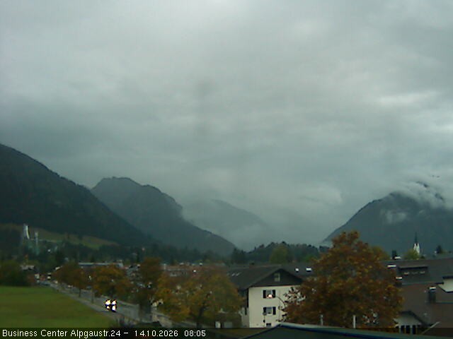 Archiv Foto Webcam Ortseingang Oberstdorf