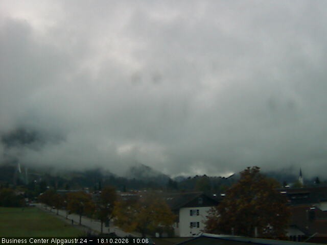 Archiv Foto Webcam Ortseingang Oberstdorf