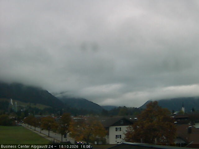 Archiv Foto Webcam Ortseingang Oberstdorf