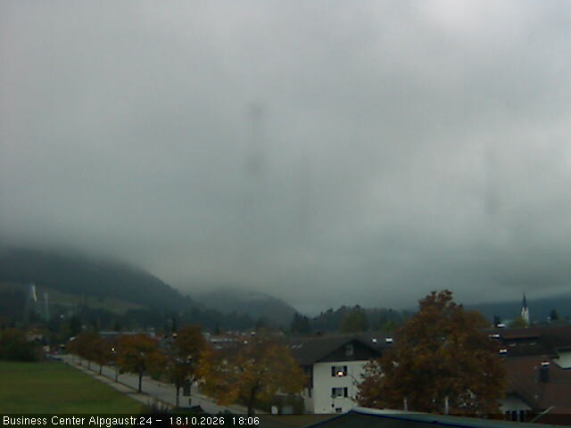 Archiv Foto Webcam Ortseingang Oberstdorf