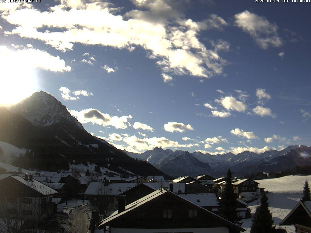 Archiv Foto Webcam Schöllang