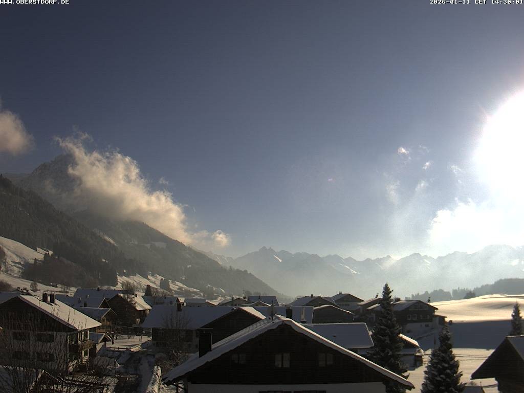 Archived image Webcam Schöllang Rubihorn