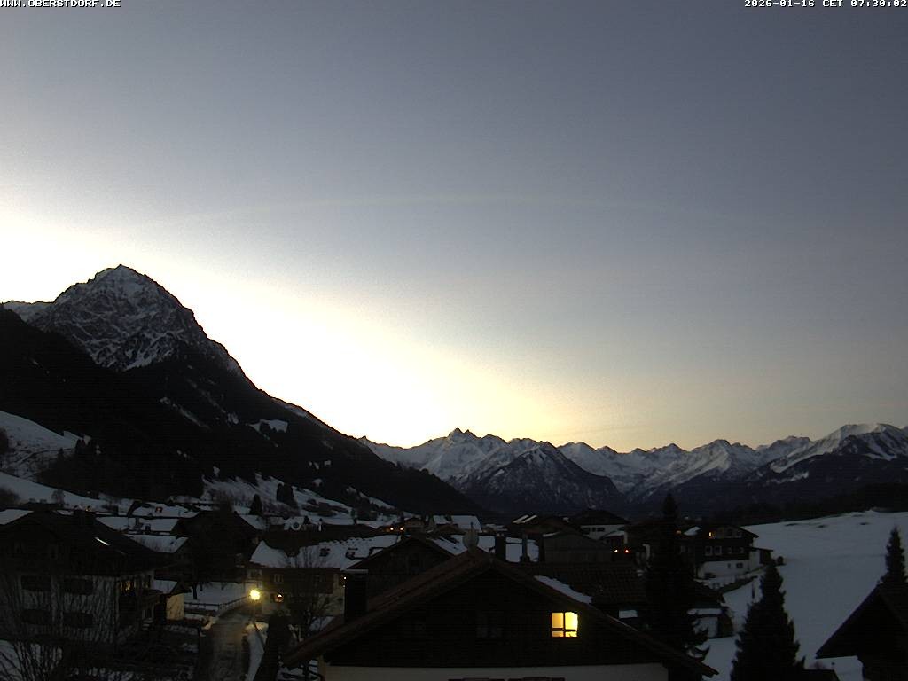 Archiv Foto Webcam Schöllang