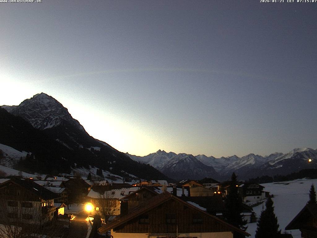 Archiv Foto Webcam Schöllang