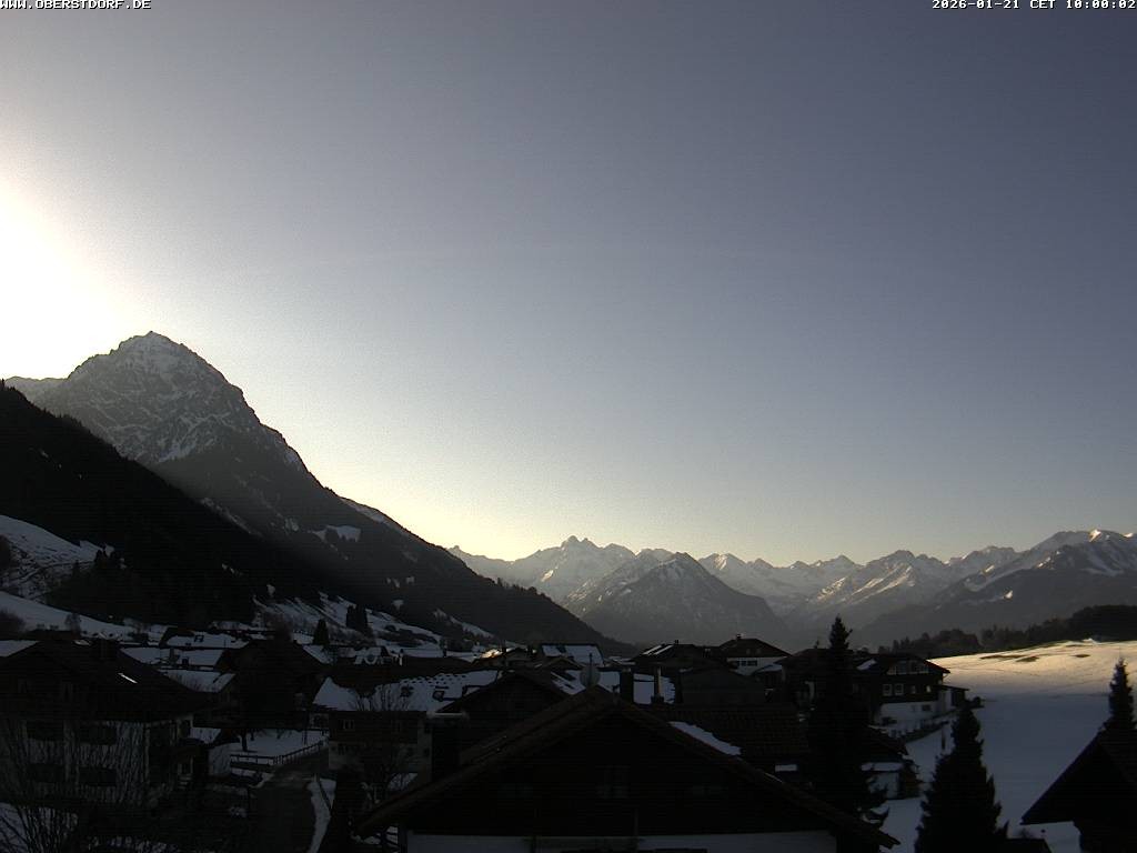 Archiv Foto Webcam Schöllang