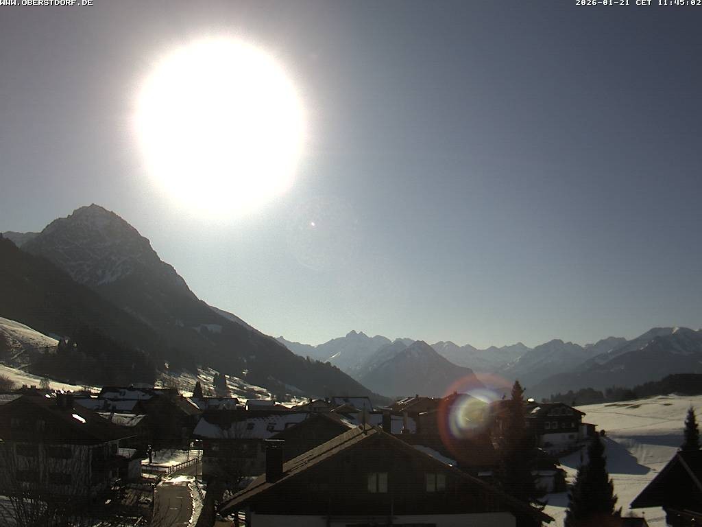 Archiv Foto Webcam Schöllang