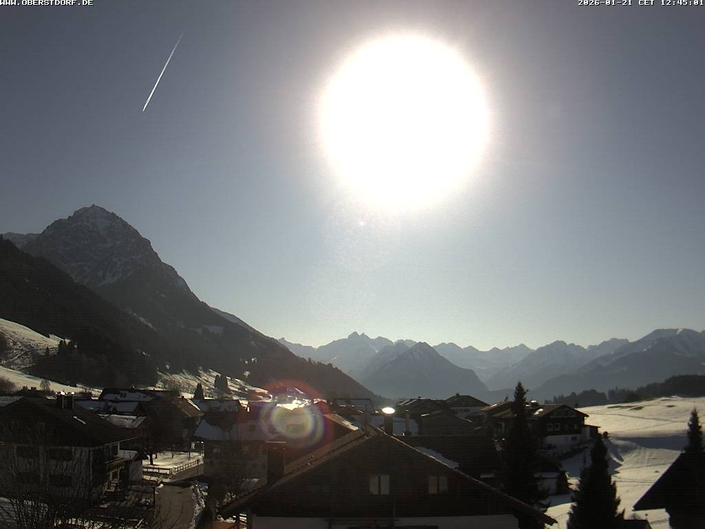 Archiv Foto Webcam Schöllang