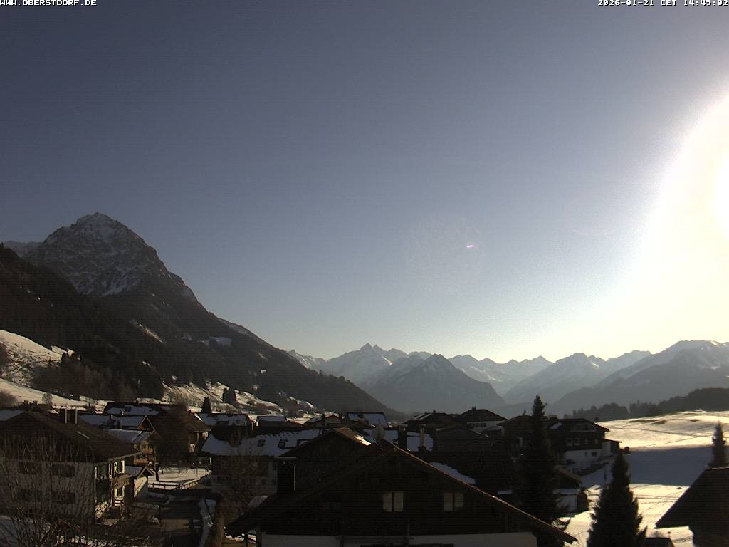 Archiv Foto Webcam Schöllang