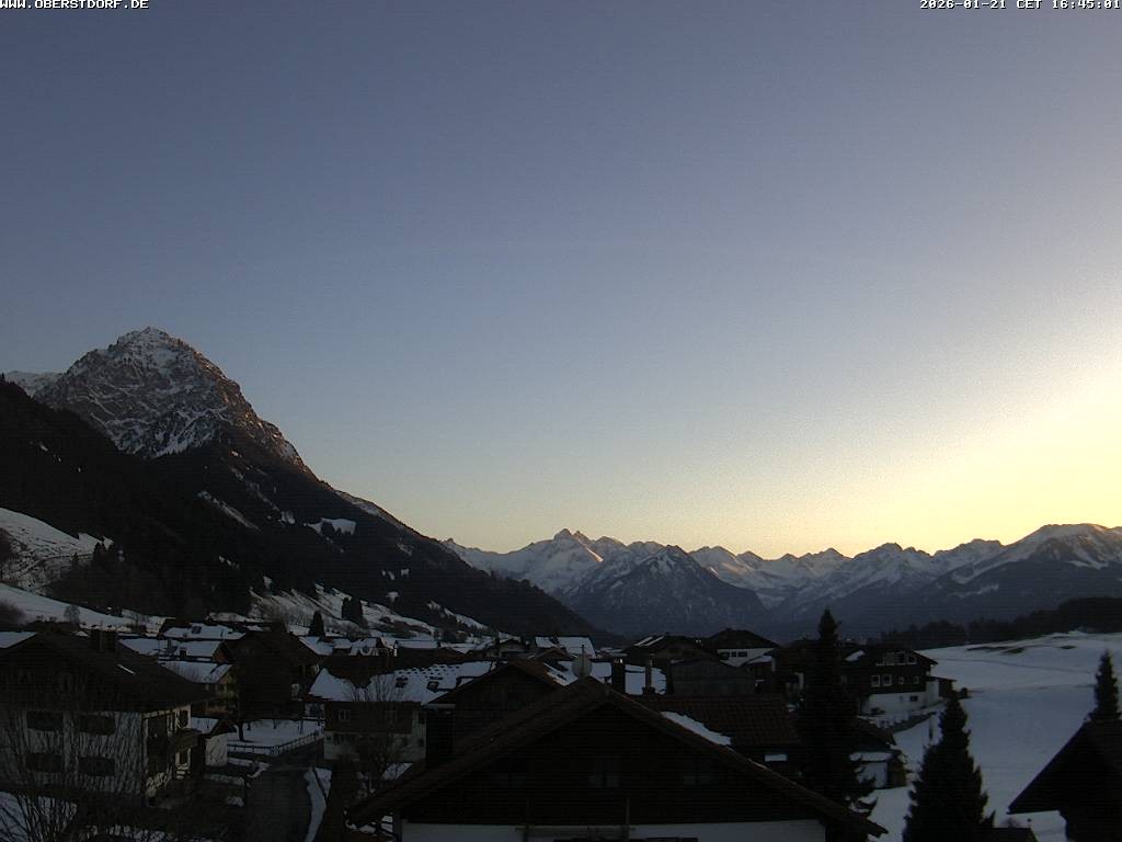 Archived image Webcam Schöllang Rubihorn