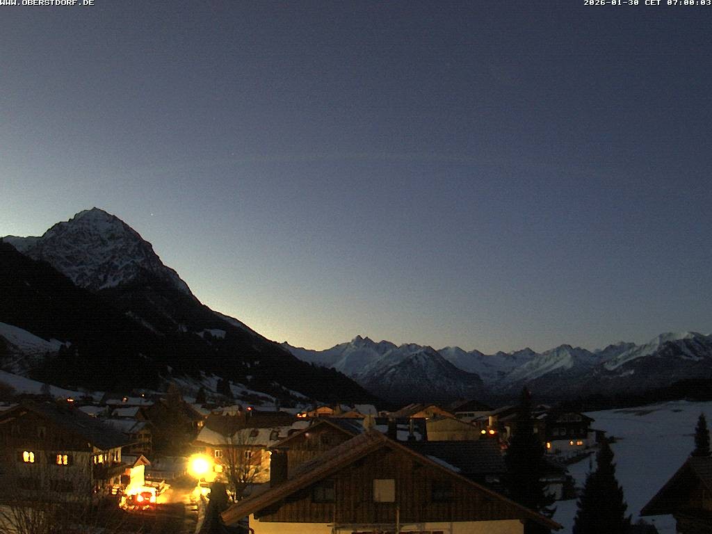 Archiv Foto Webcam Schöllang