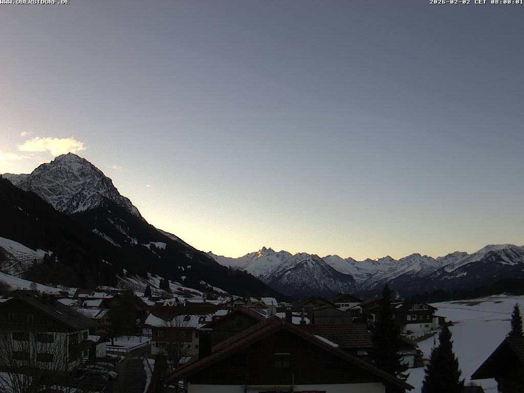 Archiv Foto Webcam Schöllang