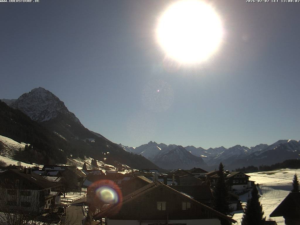 Archiv Foto Webcam Schöllang