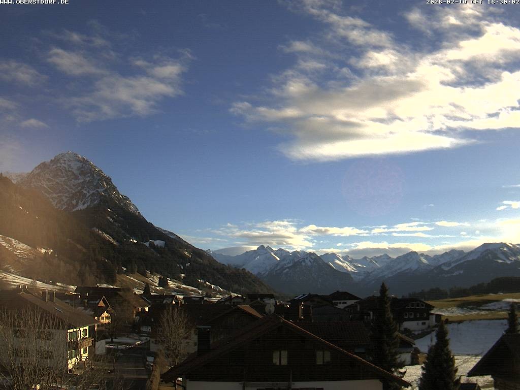 Archiv Foto Webcam Schöllang