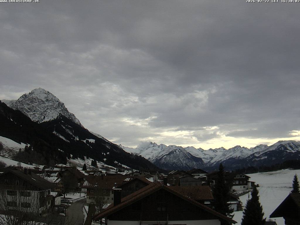 Archiv Foto Webcam Schöllang