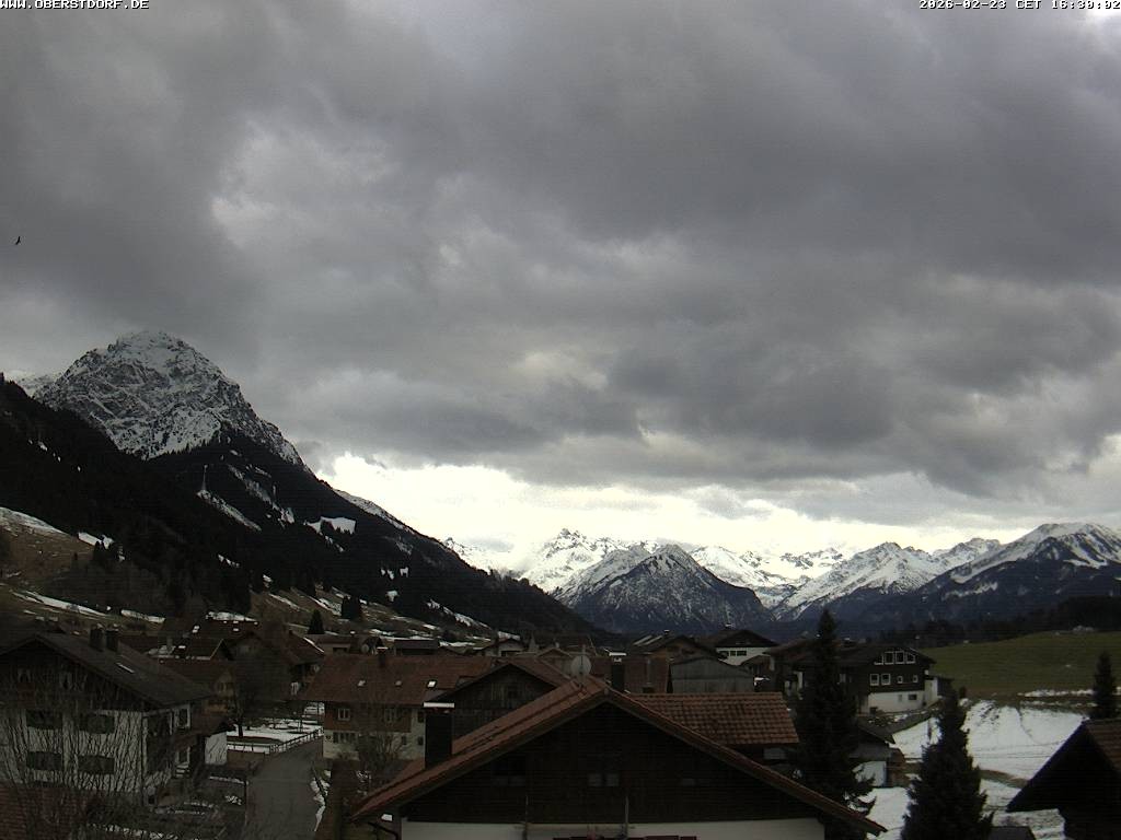 Archiv Foto Webcam Schöllang